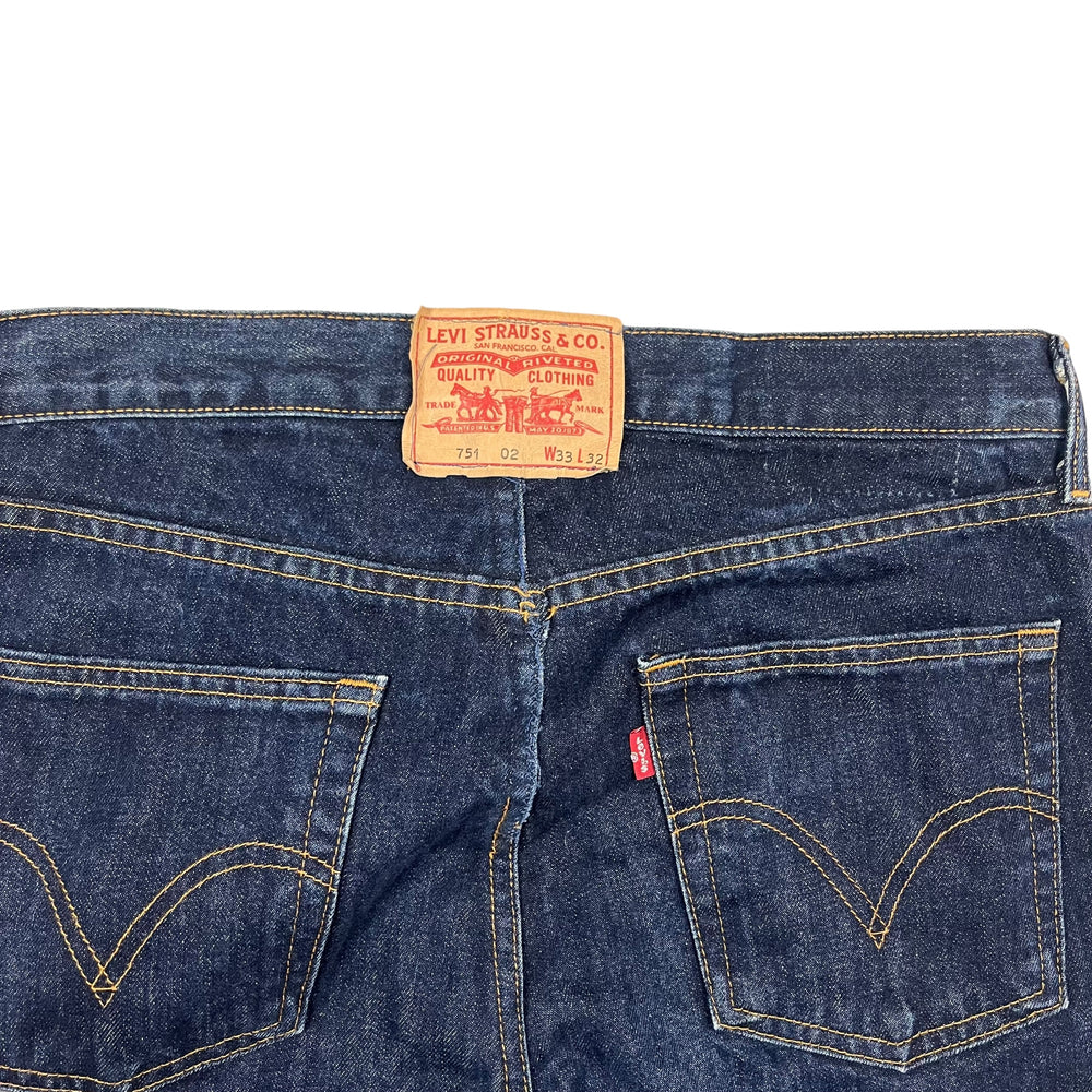 Levis 751 Vintage Baggy Jeans Größe W33-L32 (M)